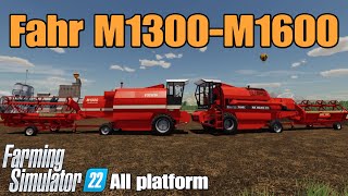 Fahr M1300 M1600  FS22 mod for all platforms [upl. by Nesyt]