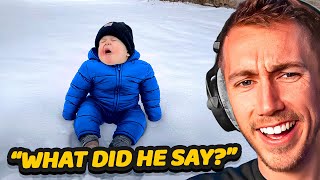 What Did The Baby Say Miniminter Reacts To Daily Dose Of Internet [upl. by Renita]