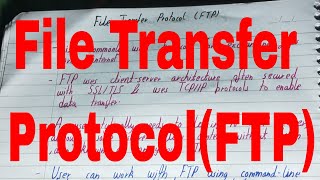 File Transfer ProtocolWhat is file transfer protocolFTPWhat is ftpFTP in computer networks [upl. by Hanley]