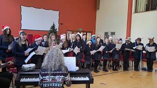 Malone Integrated College Choir at Dunmurry [upl. by Eisinger]