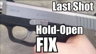 Kahr  Hold Open FIX  Last Shot HoldOpen  HOWTO [upl. by Wyndham]