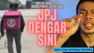 RIDER PANDA JALAN KAKI LEPAS MOTOR KENA SITA [upl. by Ylrevaw950]