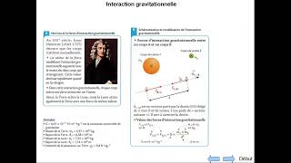 Interaction gravitationnelle [upl. by Georgetta]