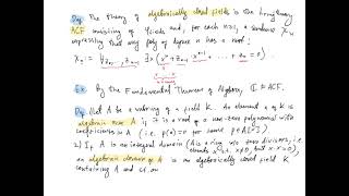 Mathematical Logic Lecture 13 Algebraically Closed Fields [upl. by Acinhoj]