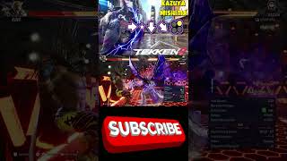 Kazuya Mishima 103 Damage PEWGF Combo in Tekken 8 tekken8 kazuya mishima shorts gaming fgc yt [upl. by Oyek450]