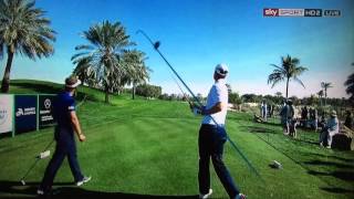 Golf ProTracer Compilation  Omega Dubai Desert Classic 2016 Rd 14 [upl. by Christel722]