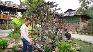 A Thành sáng chế cho Cọn nước quay ở nhà sàn Gái Bản thành công  Phục dựng nét văn hóa người Thái [upl. by Musetta113]