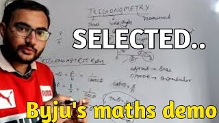 Byjus demo video maths Trigonometry  selected video [upl. by Manvel]