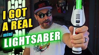 Check Out This REAL Mini LIGHTSABER From The Hacksmith [upl. by Anyr775]