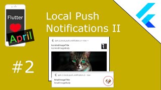 Local Push Notification II  Flutter [upl. by Whiffen341]