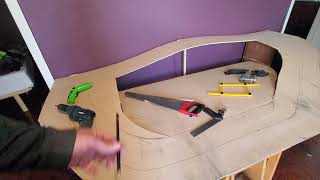 Slot Car Track hand Routing into 9mm mdf Scalextric Ninco SCX and so on [upl. by Gnep]