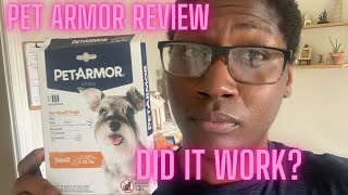 PetArmor For Dogs Review Did It Work [upl. by Sucramel]