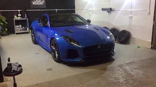 Jaguar FType SVR with Wortec 2PC floating rotors [upl. by Ute]