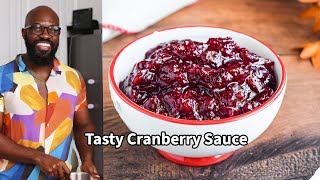 Cranberry Sauce Recipe for the Holidays [upl. by Aeel]