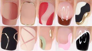 300 EASY NAIL IDEAS  HUGE nail art compilation satisfying nail designs  gel nail polish at home [upl. by Kennet195]