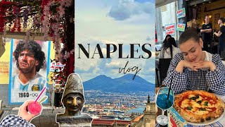 A day in Naples 🇮🇹 what to do see and eat Italy travel vlog 2024 [upl. by Ahsias192]