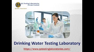 Drinking Water Testing Laboratory  QA Testing Lab [upl. by Aynahs]