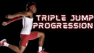 Triple Jump Form Progression  Freshman  Sophomore [upl. by Irrak]