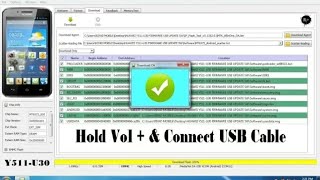 How to flash Huawey Y511U10 with sp Flash tool [upl. by Nitsua]