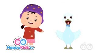 Goosey Goosey Gander  Nursery Rhymes For Kids And Children  Happy Kids [upl. by Vitale]