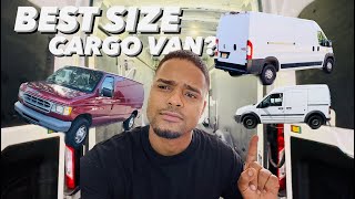 Choosing The RIGHT Cargo Van For Your Business  Independent Contractor [upl. by Leodora]