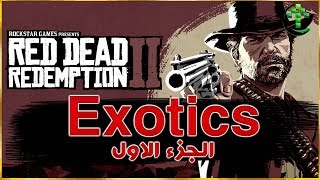 شرح  Red Dead Redemption 2  اماكن ألـ Exotics  الجزء الاول [upl. by Grof]