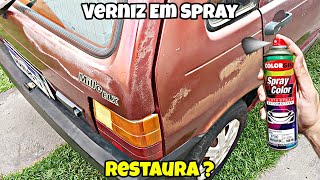 Verniz em Spray Restaura Pintura Queimada do Carro [upl. by Herzberg847]