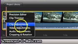 iMovie  Adjust Brightness [upl. by Kong414]