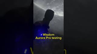 WISDOM AURORA Pro flashlight testing [upl. by Adnalue]