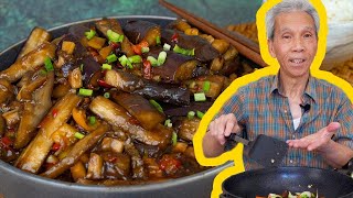 🍆 Dads Eggplant with Garlic Sauce 鱼香茄子 [upl. by Aitselec]