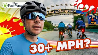 30 mph Disney Fastpass Bike Ride  Cycling in Central Florida [upl. by Annirtak269]