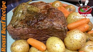 Best Oven Baked Roast Beef Recipe [upl. by Auvil]