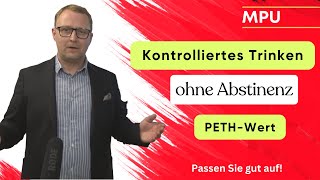 MPU Kontrolliertes Trinken und der PETHWert [upl. by Bonita]