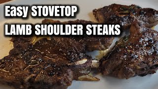 Easy Stovetop Lamb Steaks [upl. by Drolet]