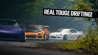 Touge Drifting at Gunsai  Japan [upl. by Gainor390]