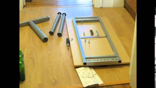 Ikea GALANT Desk Timelapse Assembly [upl. by Jania]