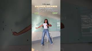 BINI  SALAMIN SALAMIN DANCE TUTORIAL SLOW MIRROR bini shorts [upl. by Loreen]