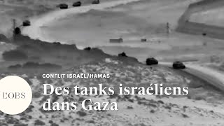 Israël entre dans Gaza avec des tanks dans le cadre dquotopérations cibléesquot [upl. by Kcirad664]