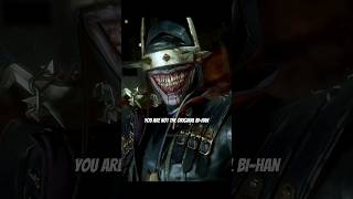 When Noob Saibot Meets himself Part 1 mortalkombat batman batmanwholaughs [upl. by Alleira]