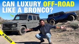 OFFROAD COMPARISON TEST MercedesBenz G 550 Pro vs Ford Bronco  Can the GWagen Keep Up [upl. by Doley]