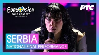 TEYA DORA  RAMONDA  Serbia 🇷🇸  National Final Performance  Eurovision 2024 [upl. by Frantz]