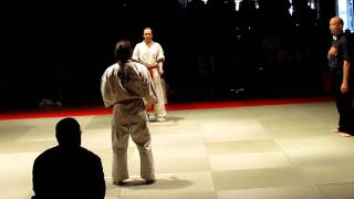 DM knock down karate 2011 Malene Hougaard vs Hanne Nielsen [upl. by Kline708]