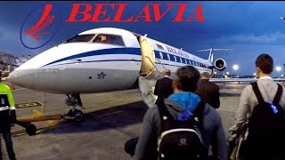 BELAVIA CRJ 200  KIEV  MINSK [upl. by Bruell226]