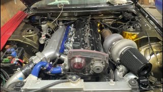 Fabricating a 4” stainless system and 3” intercooler piping on the R33 RB30DET [upl. by Kylander]