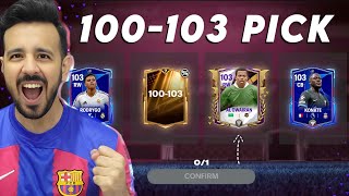 OMG  100103 MARKET PICK GAVE ME 103 RATED ICON  FC MOBILE 25 [upl. by Enaira]