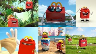 McDonalds Happy Meal Commercials Compilation The Best McLanche Feliz Ads Review [upl. by Pollyanna]