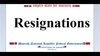 Resignations [upl. by Paulita]