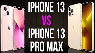 iPhone 13 vs iPhone 13 Pro Max Comparativo [upl. by Esyli875]