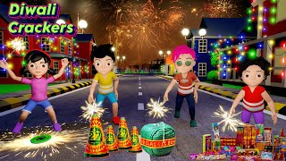 Diwali Ke Patakhe Cartoon  Diwali Crackers Cartoon  Pagal Beta  Desi Comedy Video Cs Bisht Vines [upl. by Assereht]