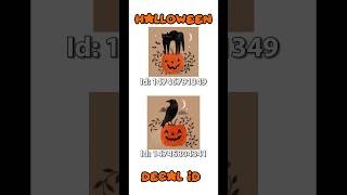 Halloween decal id codes for roblox 🎃🧡bloxburg berry avenue royale high [upl. by Eisen]